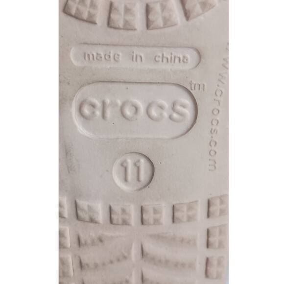 Crocs Pink Ballet Flats Comfort Slip On Casual Size 11 - Picture 10 of 10